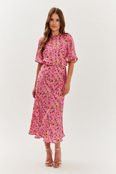 Bellissima double-sided midi dress